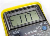 Using a digital meter